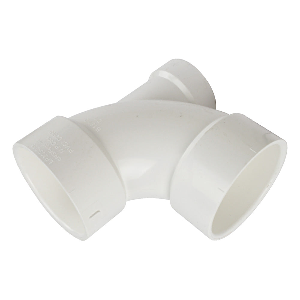 PVC 90 Elbow with Low Heel Inlet - watertech plumbing supply