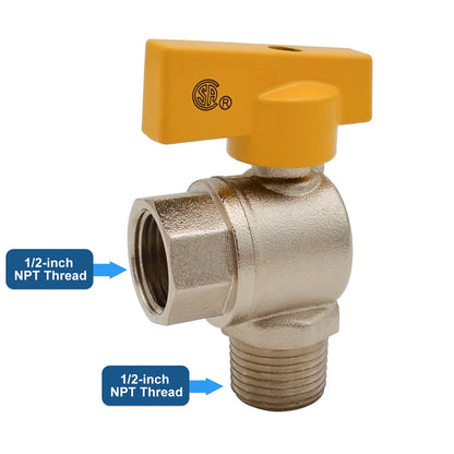 HYDRO MASTER Stop Valve, 1/2" Gas Valve Box