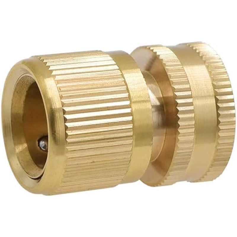 HYDRO MASTER Brass Garden Hose Quick Connector, Solid Brass,3/4 Inch Garden Hose Thread. (Female Thread)