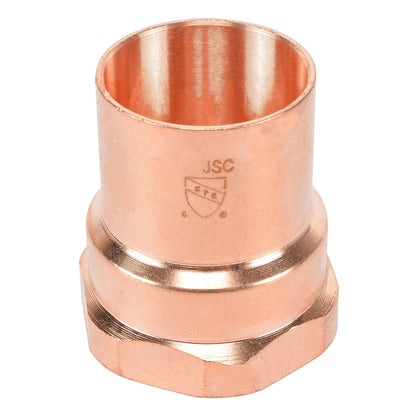 HYDRO MSATER NPT Thread Copper Pipe Connection Straight WROT C x Female Adapter Copper Fittings
