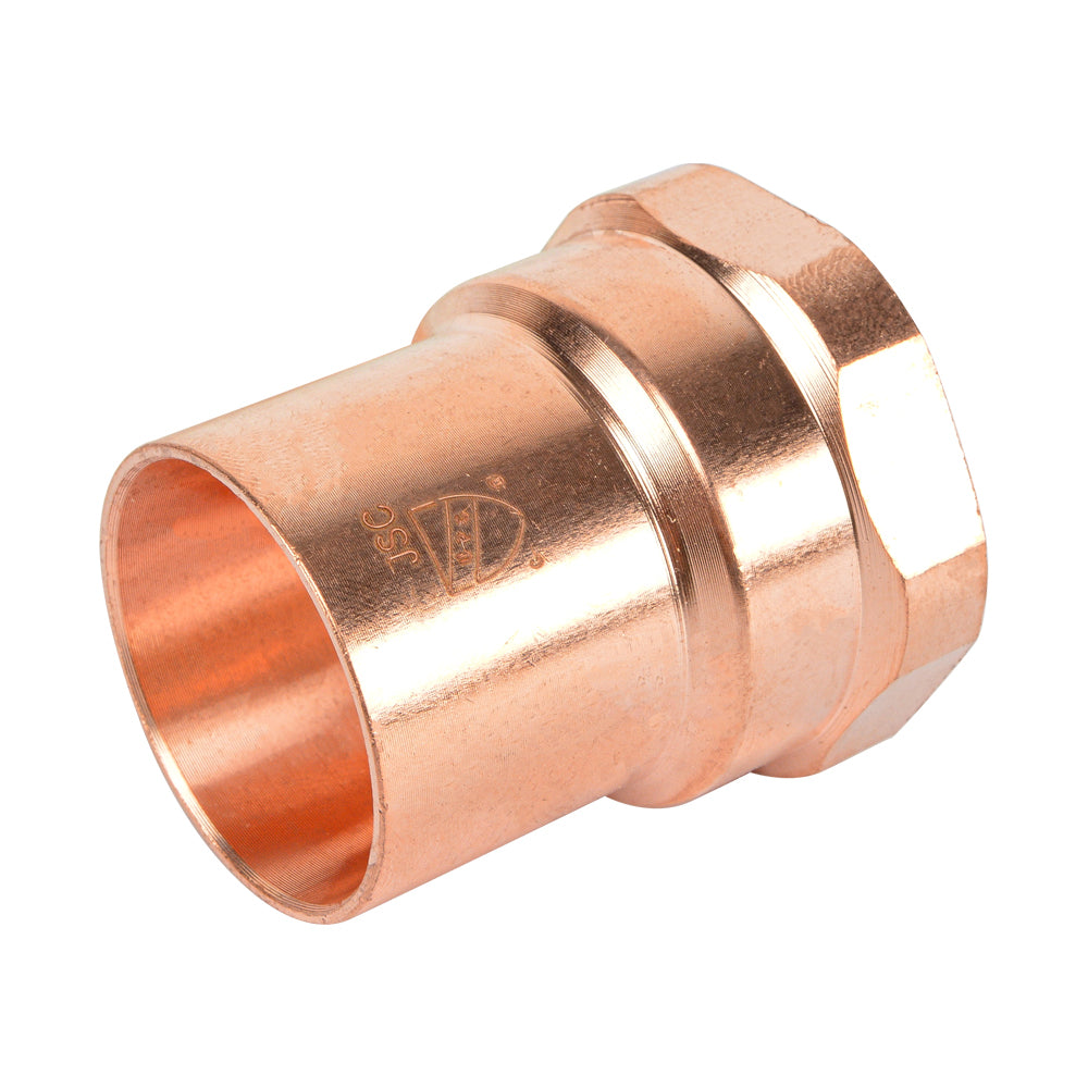 HYDRO MSATER NPT Thread Copper Pipe Connection Straight WROT C x Female Adapter Copper Fittings