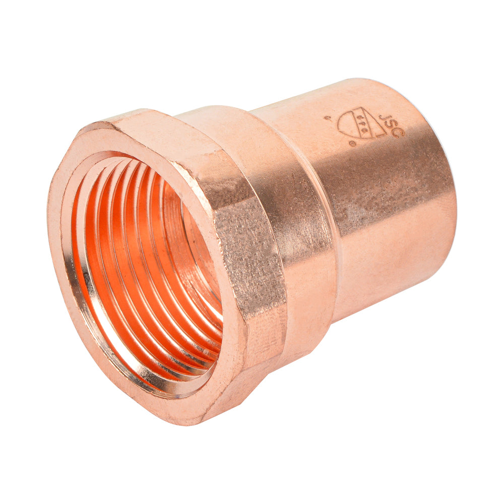 HYDRO MSATER NPT Thread Copper Pipe Connection Straight WROT C x Female Adapter Copper Fittings