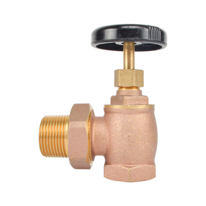 HYDRO MASTER Lead Free Brass Steam Radiator Angle Valves