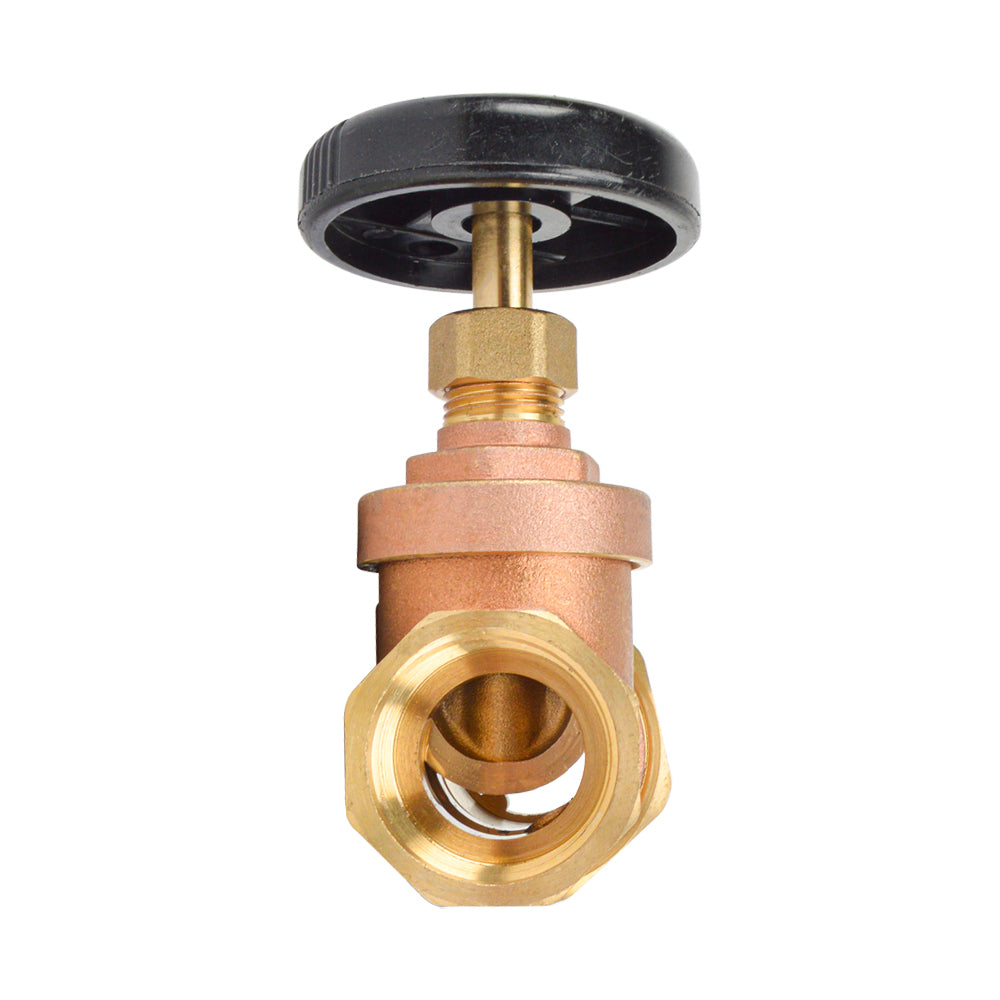 HYDRO MASTER FIP X Male Union Straight Radiator Gate Valve