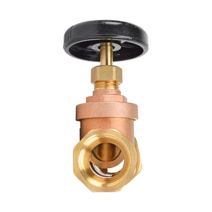 HYDRO MASTER FIP X Male Union Straight Radiator Gate Valve