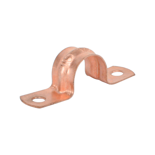 Copper Plated Two-Hole Pipe Strap