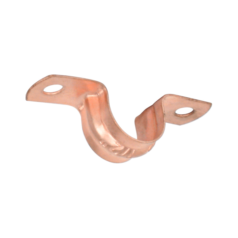 Copper Plated Two-Hole Pipe Strap