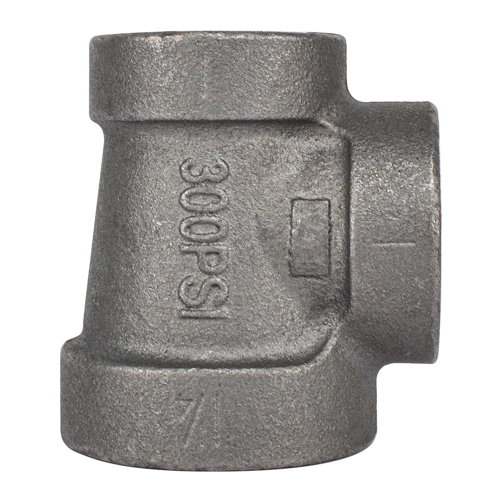 HYDRO MSATER NPT Thread Cast Iron Black Fittings Reducing Tee Iron Pipe Fittings