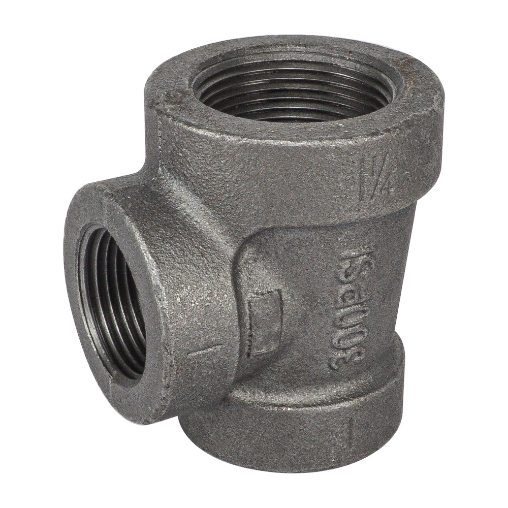 HYDRO MSATER NPT Thread Cast Iron Black Fittings Reducing Tee Iron Pipe Fittings