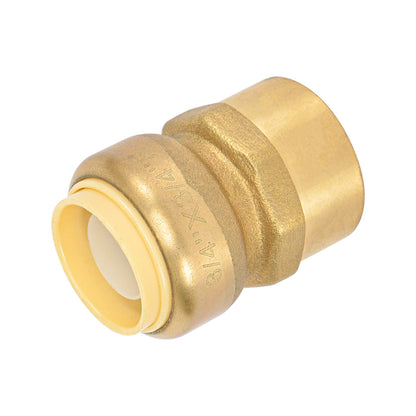 Push-Fit Adapter Brass Fitting (Push Fit x FPT)