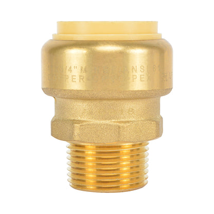 Push-Fit Adapter Brass Fitting (Push Fit x MPT)