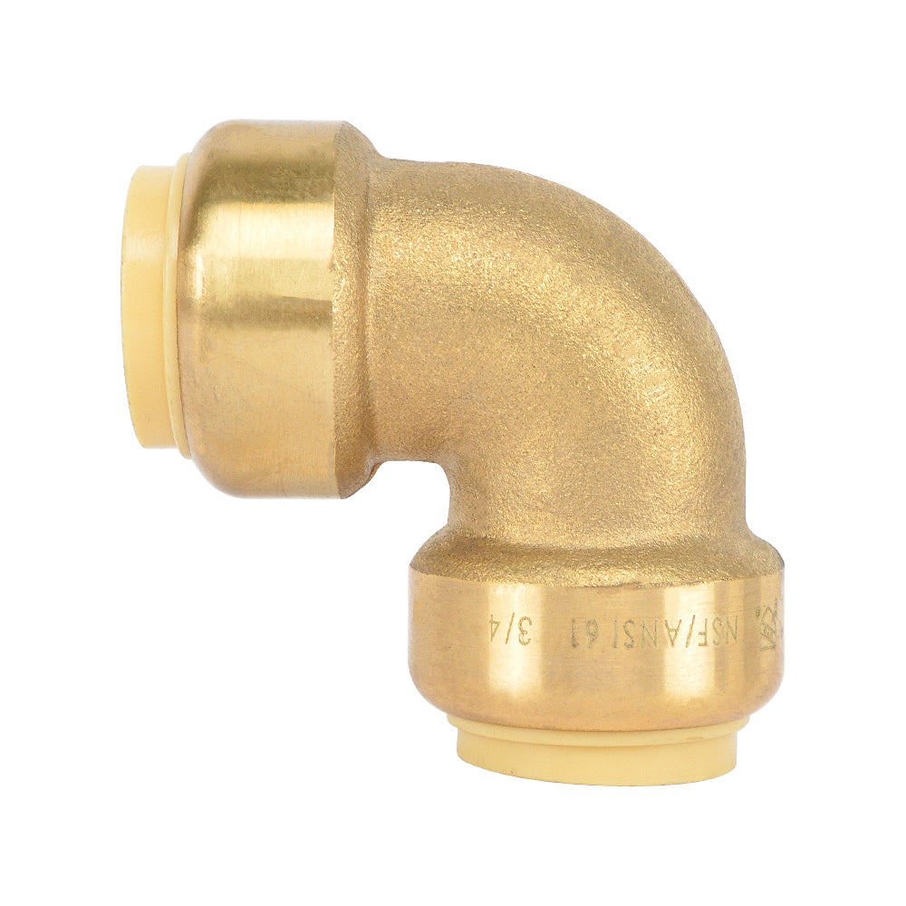 Push-Fit 90° Elbow Brass Fitting