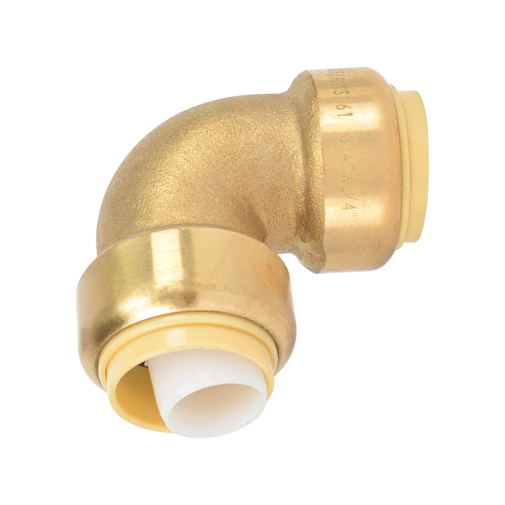 Push-Fit 90° Elbow Brass Fitting