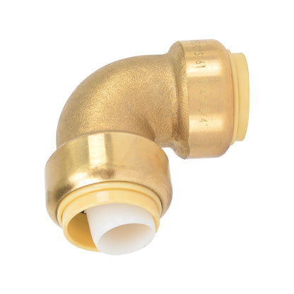 Push-Fit 90° Elbow Brass Fitting