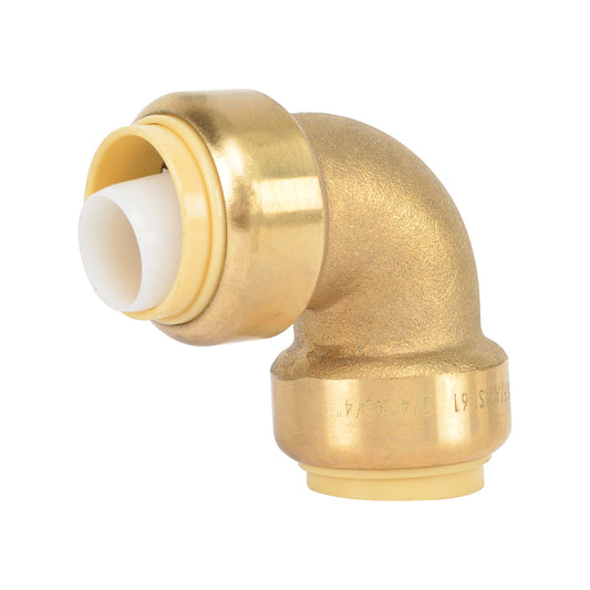 Push-Fit 90° Elbow Brass Fitting