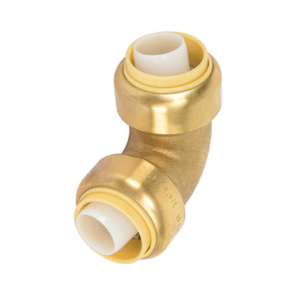 Push-Fit 90° Elbow Brass Fitting
