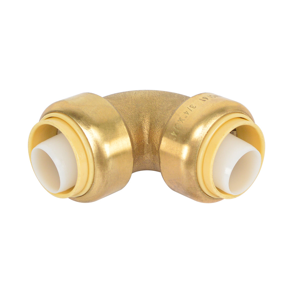 Push-Fit 90° Elbow Brass Fitting