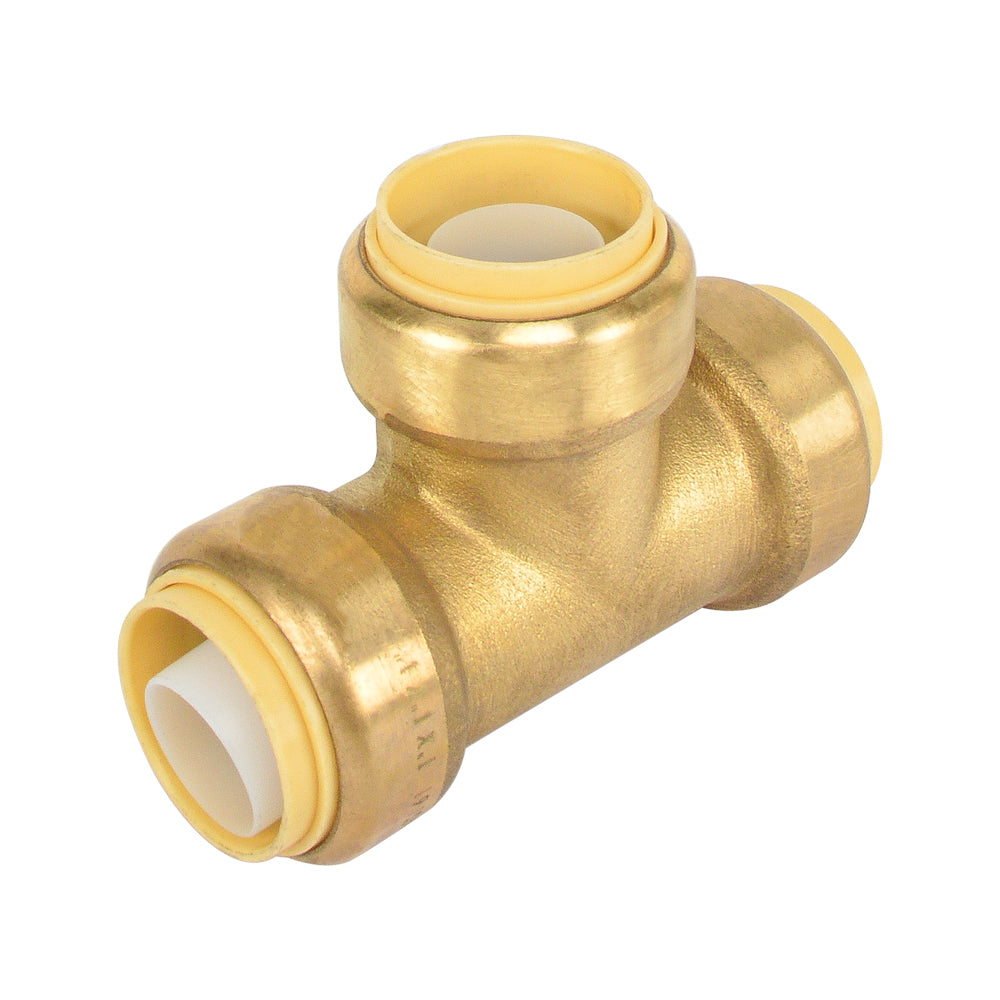 Push Fit Tee Brass Fitting