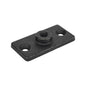 Cast Iron Three Hole Ceiling Flange Plate Malleable Beam Clamp Threaded Rod Connector