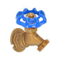 HYDRO MASTER 0650701 Brass Garden Valve,1/2" FNPT x 3/4" MNH,Fit Most Garden Hoses - watertech plumbing supply