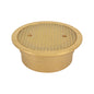 HYDRO MASTER Brass Floor Cleanout Cover Drain