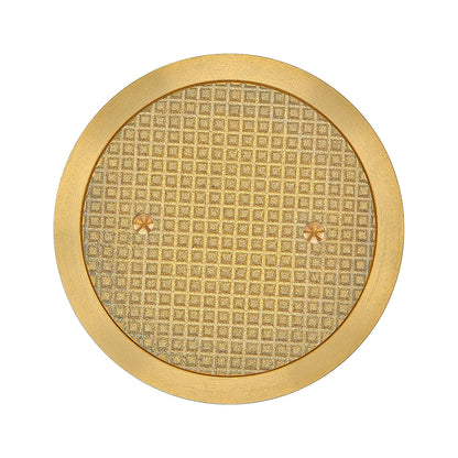 HYDRO MASTER Brass Floor Cleanout Cover Drain
