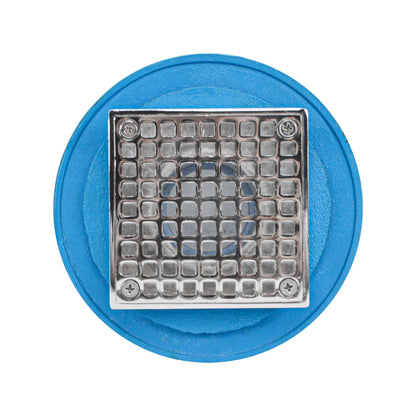 HYDRO MASTER Cast Iron Adjustable Bolt Down Shower Drain with 4" Flange