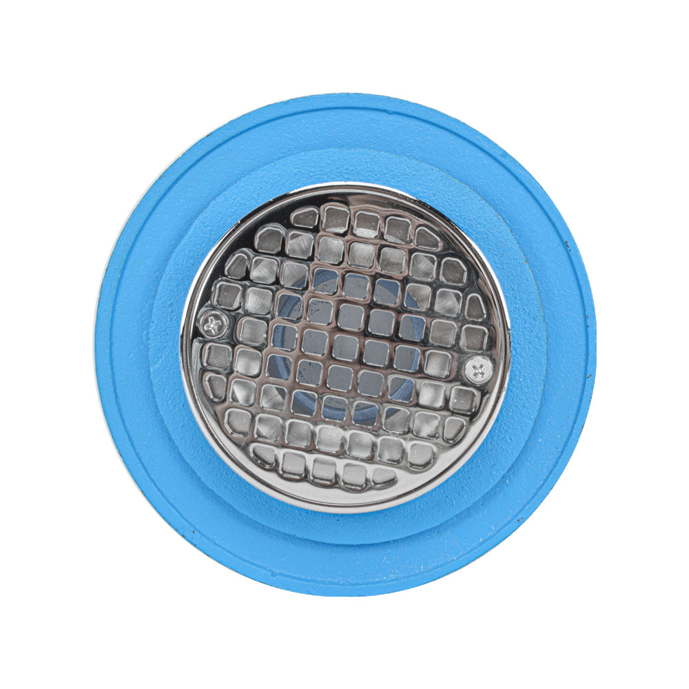 HYDRO MASTER Cast Iron No-hub Shower Drain With Brass Round Strainer