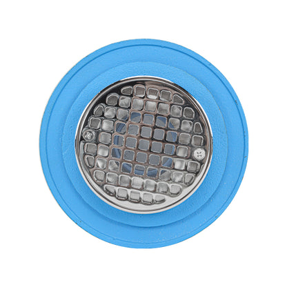 HYDRO MASTER Cast Iron No-hub Shower Drain With Brass Round Strainer