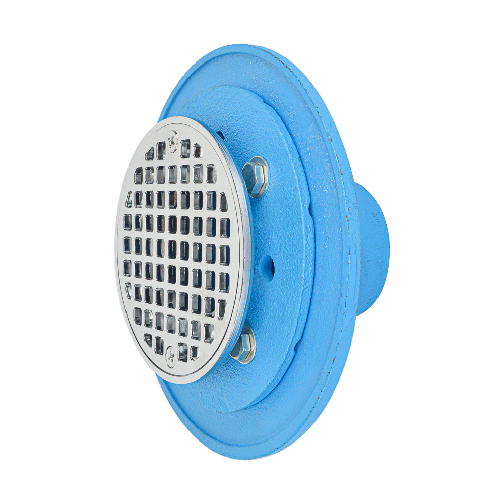 HYDRO MASTER Cast Iron Shower Bolt Down Adjustable Shower Drain