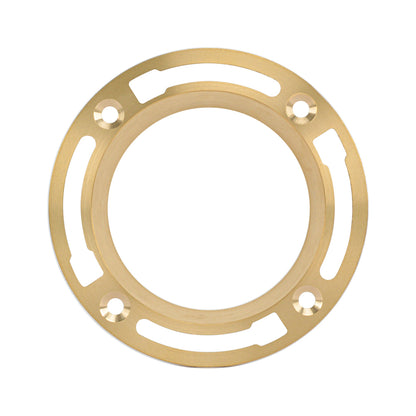 HYDRO MASTER Brass Deep Closet Floor Flange