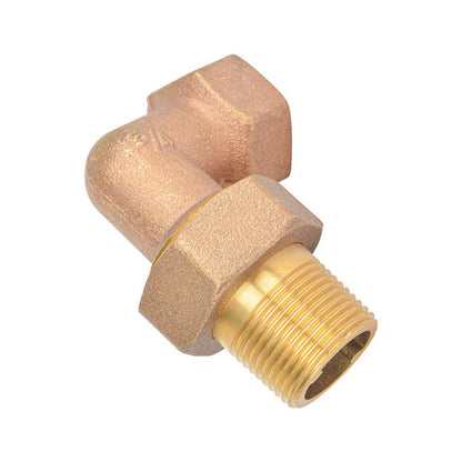 HYDRO MSATER Brass Union Elbow, 1/2"IPS, Leaded Brass - watertech plumbing supply