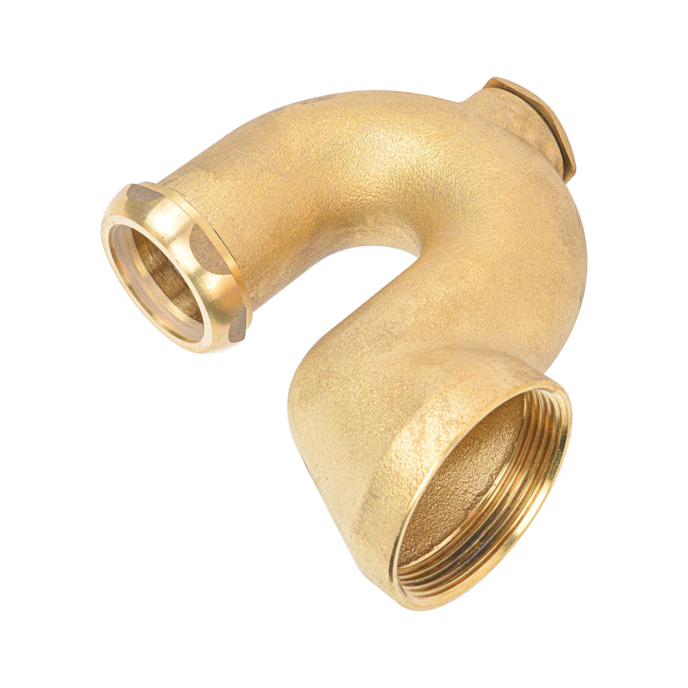 HYDRO MSATER Brass RB NY Style Cleanout Trap