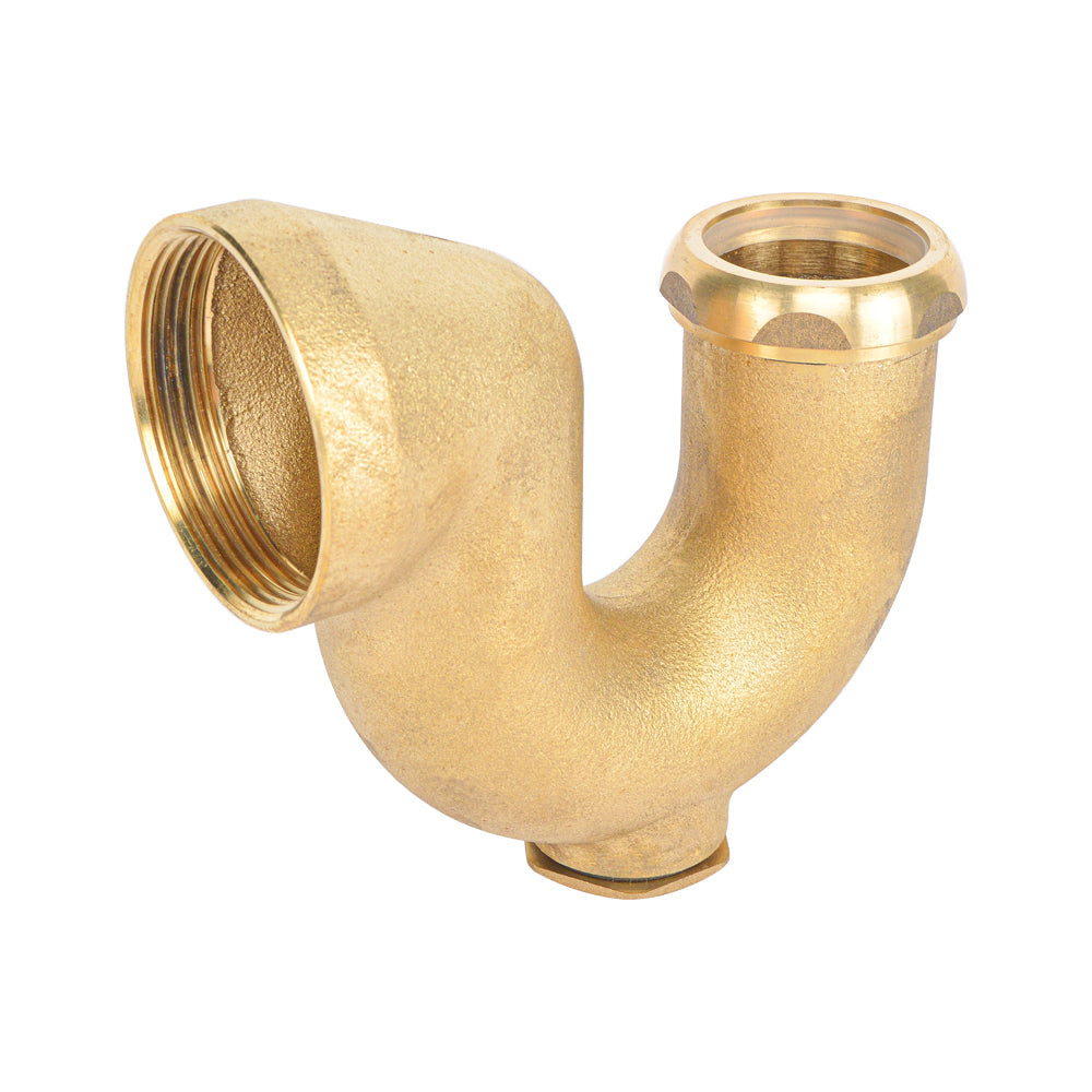 HYDRO MSATER Brass RB NY Style Cleanout Trap