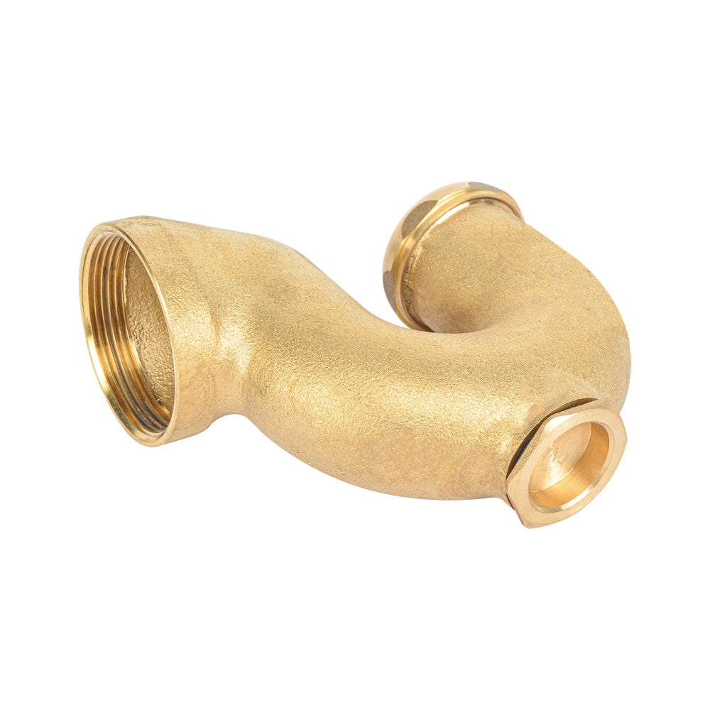 HYDRO MSATER Brass RB NY Style Cleanout Trap