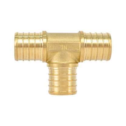 HYDRO MSATER Lead Free Brass PEX Reducing Tee Crimp Fitting Pex Fitting