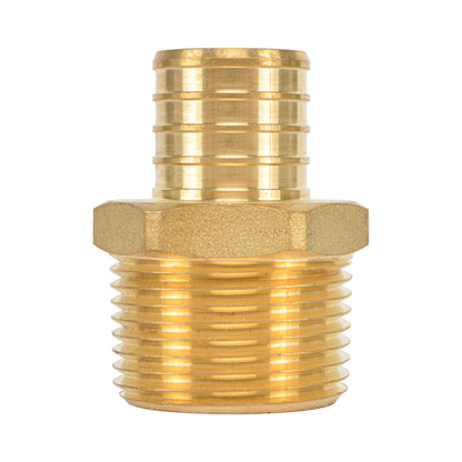 HYDRO MSATER Lead Free Brass Male Adapter NSF Certified Pex Fitting, PEX x MNPT Connection