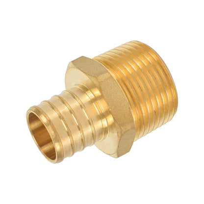 HYDRO MSATER Lead Free Brass Male Adapter NSF Certified Pex Fitting, PEX x MNPT Connection