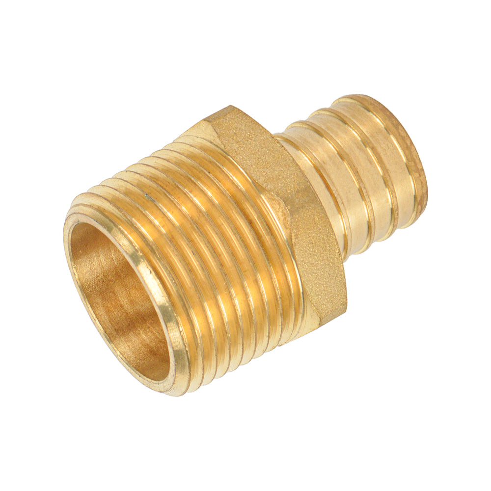 HYDRO MSATER Lead Free Brass Male Adapter NSF Certified Pex Fitting, PEX x MNPT Connection