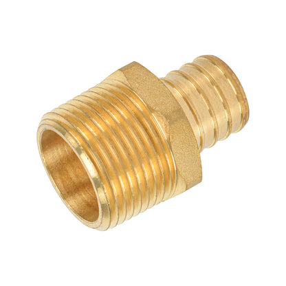HYDRO MSATER Lead Free Brass Male Adapter NSF Certified Pex Fitting, PEX x MNPT Connection