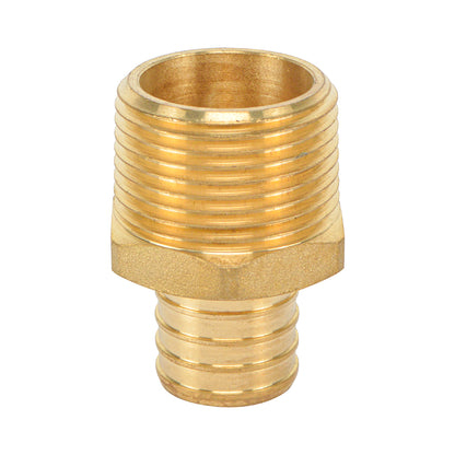 HYDRO MSATER Lead Free Brass Male Adapter NSF Certified Pex Fitting, PEX x MNPT Connection