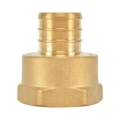 HYDRO MSATER NSF Brass Female Adapter PEX Fitting, PEX x FNPT Connection