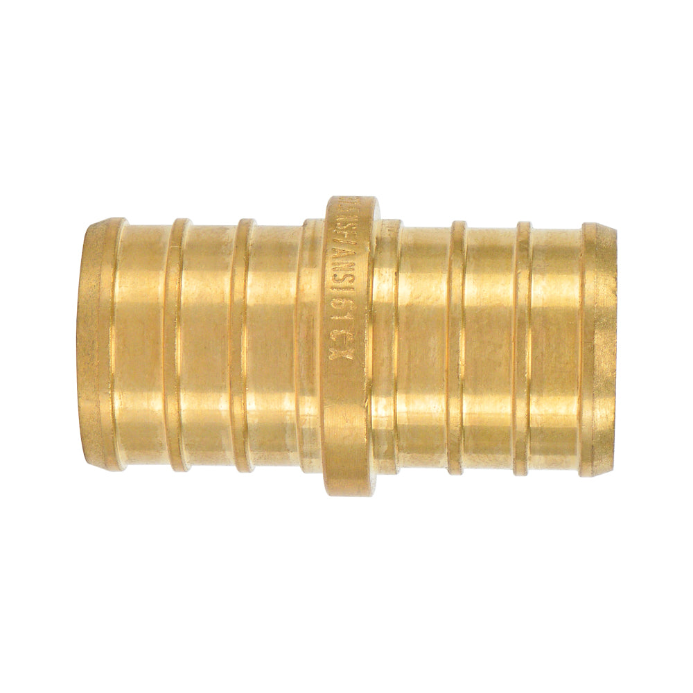HYDRO MSATER Lead Free Brass Reducing Coupling Pipe Pex Fitting, PEX x PEX Connection
