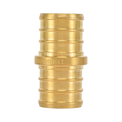 HYDRO MSATER Lead Free Brass Reducing Coupling Pipe Pex Fitting, PEX x PEX Connection