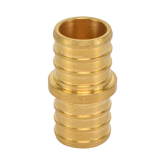 HYDRO MSATER Lead Free Brass Coupling Pipe Pex Fitting, PEX x PEX Connection