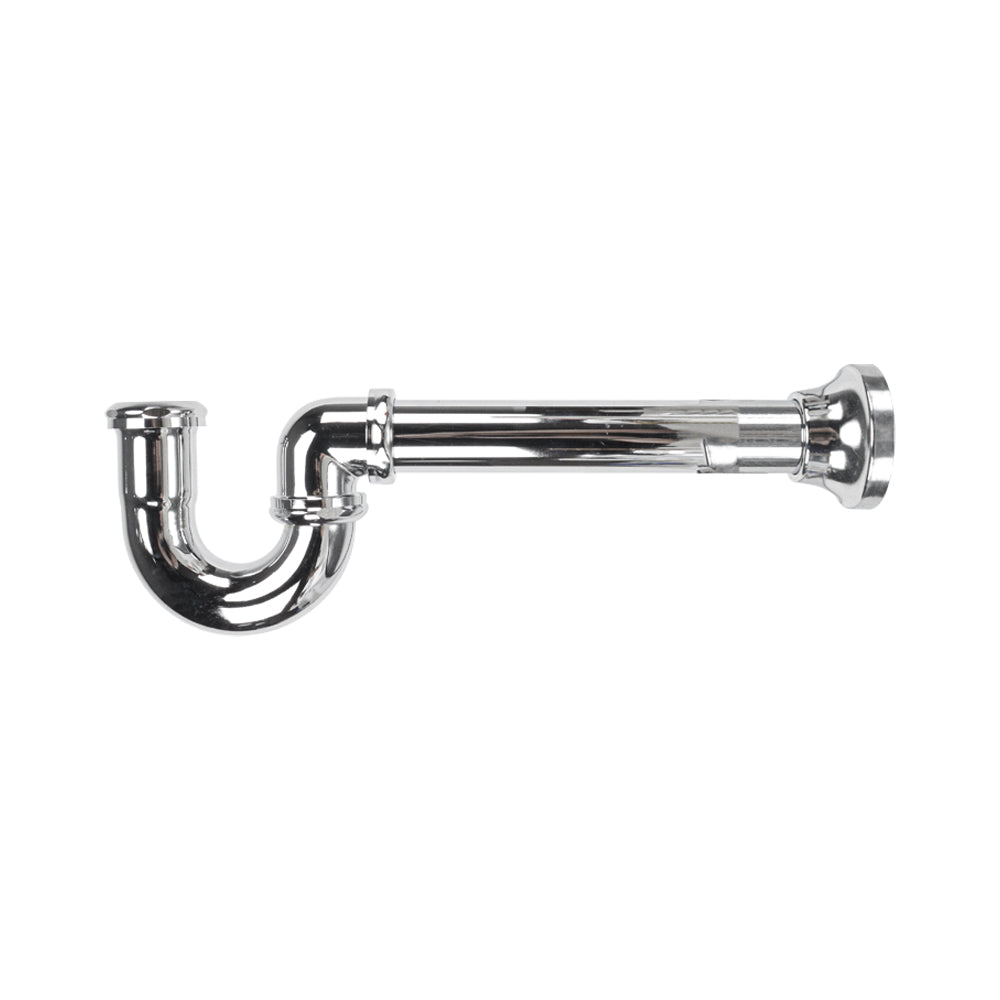 HYDRO MASTER 1-1/2" × 15" C.P flanged sink tailpiece, L/CO