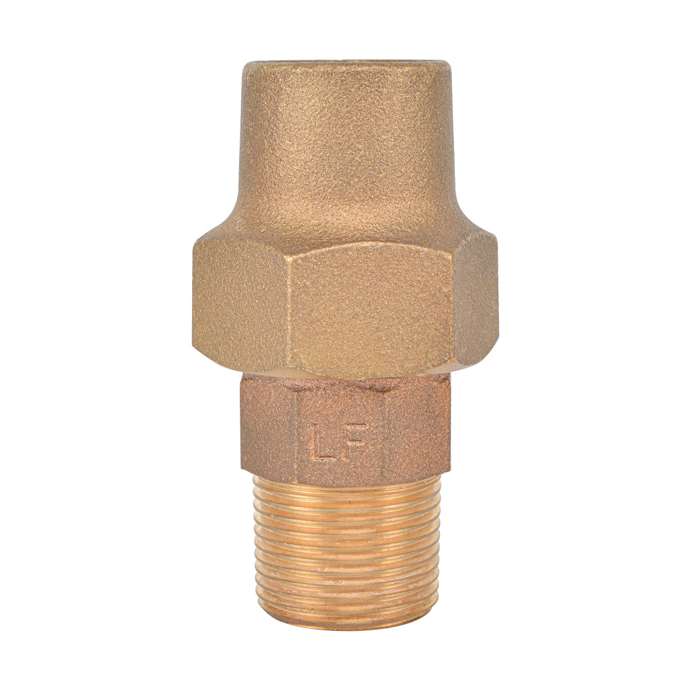 Lead Free Bronze 1" - 2" M.I.P. Coupling Flare Fittings