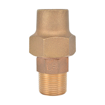 Lead Free Bronze 1" - 2" M.I.P. Coupling Flare Fittings