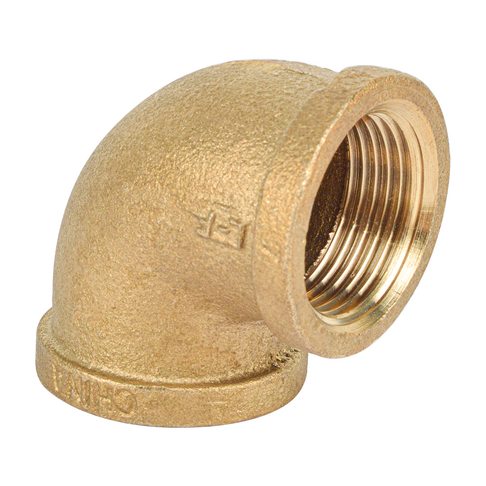 Brass 90-Degree Elbow, Lead Free Brass