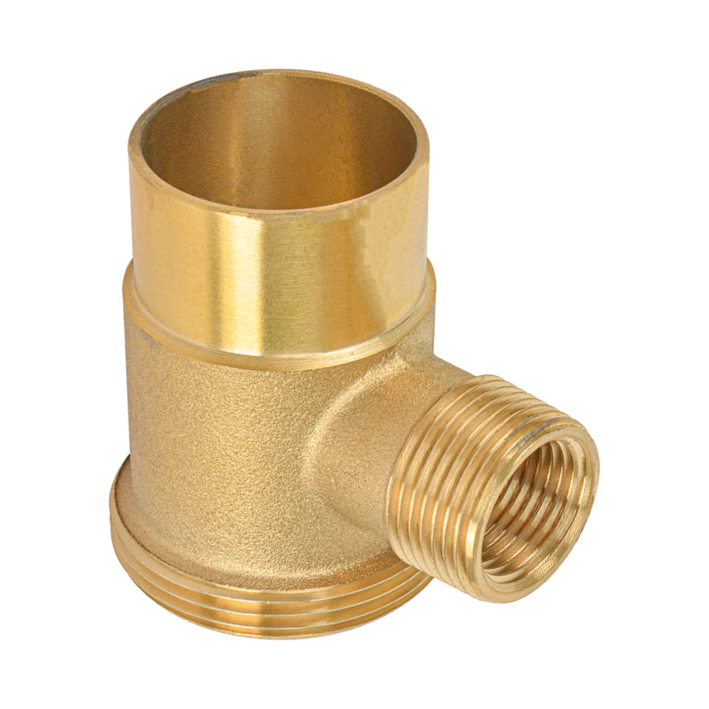 1-1/2" Brass Nut Washer Brass Nut Slip Tee